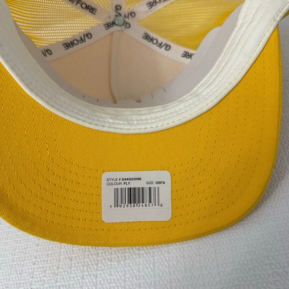 G Fore Snapback Hat Golf Los Angeles California Yellow Bear - Picture 10 of 10